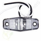 8X Side Marker Lights for Pickup Truck (Clear Lens, Mini, 12V, 2.5'')