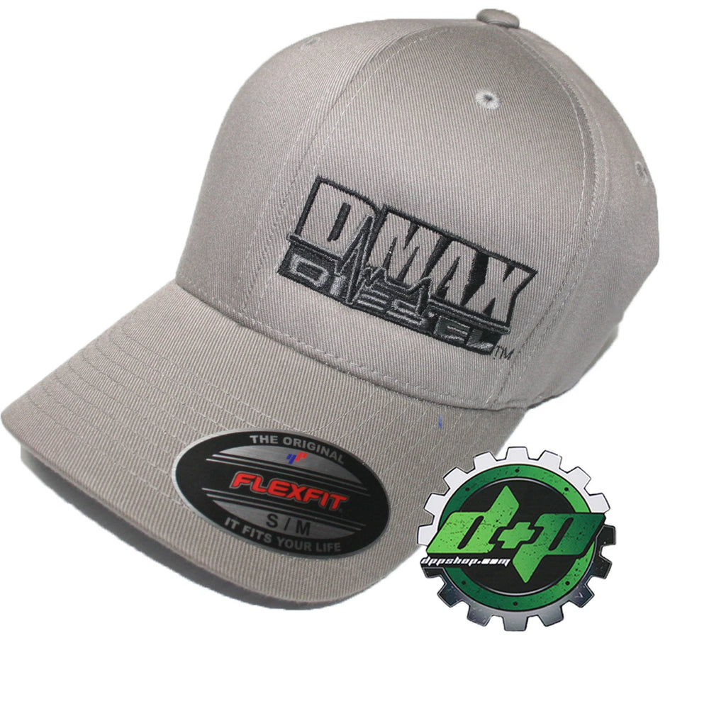 Duramax Dmax Flex Fit Hat Cap S/M - Gray (Cummings)