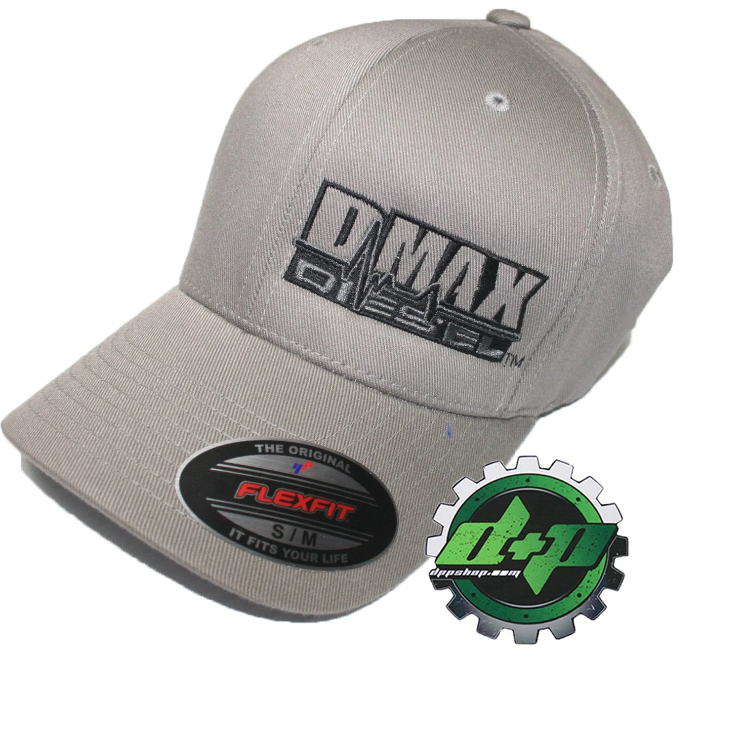 Duramax Dmax Flex Fit Hat Cap S/M - Gray (Cummings)