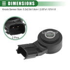 2Pcs Knock Sensor for Toyota (No. 8961506010/8961520090)