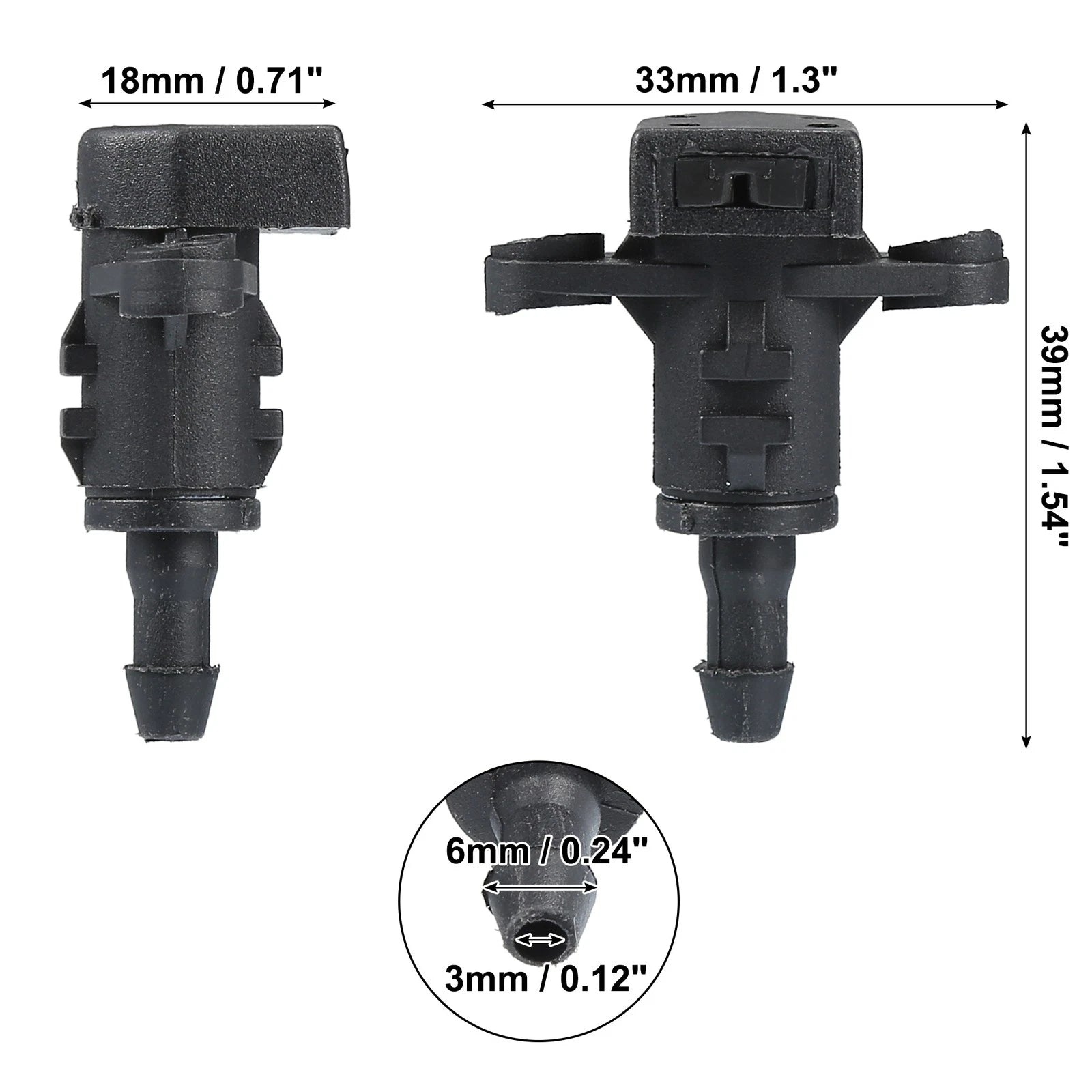 Washer Spray Jet Nozzles for Kia Forte (2014–2018)