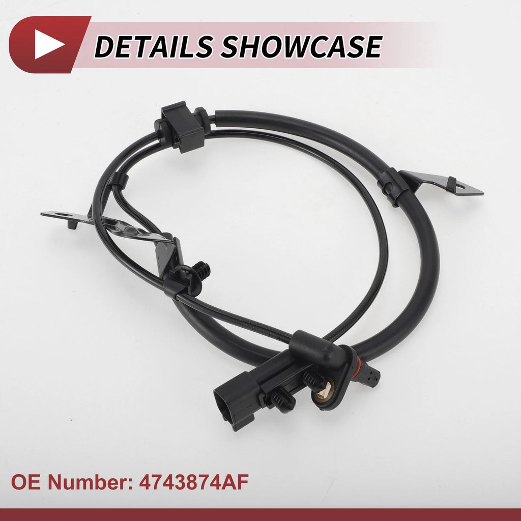 ABS Wheel Speed Sensor No. 4743874AF for Dodge Journey (2009–2020) Rear Right