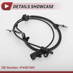 ABS Wheel Speed Sensor No. 4743874AF for Dodge Journey (2009–2020) Rear Right