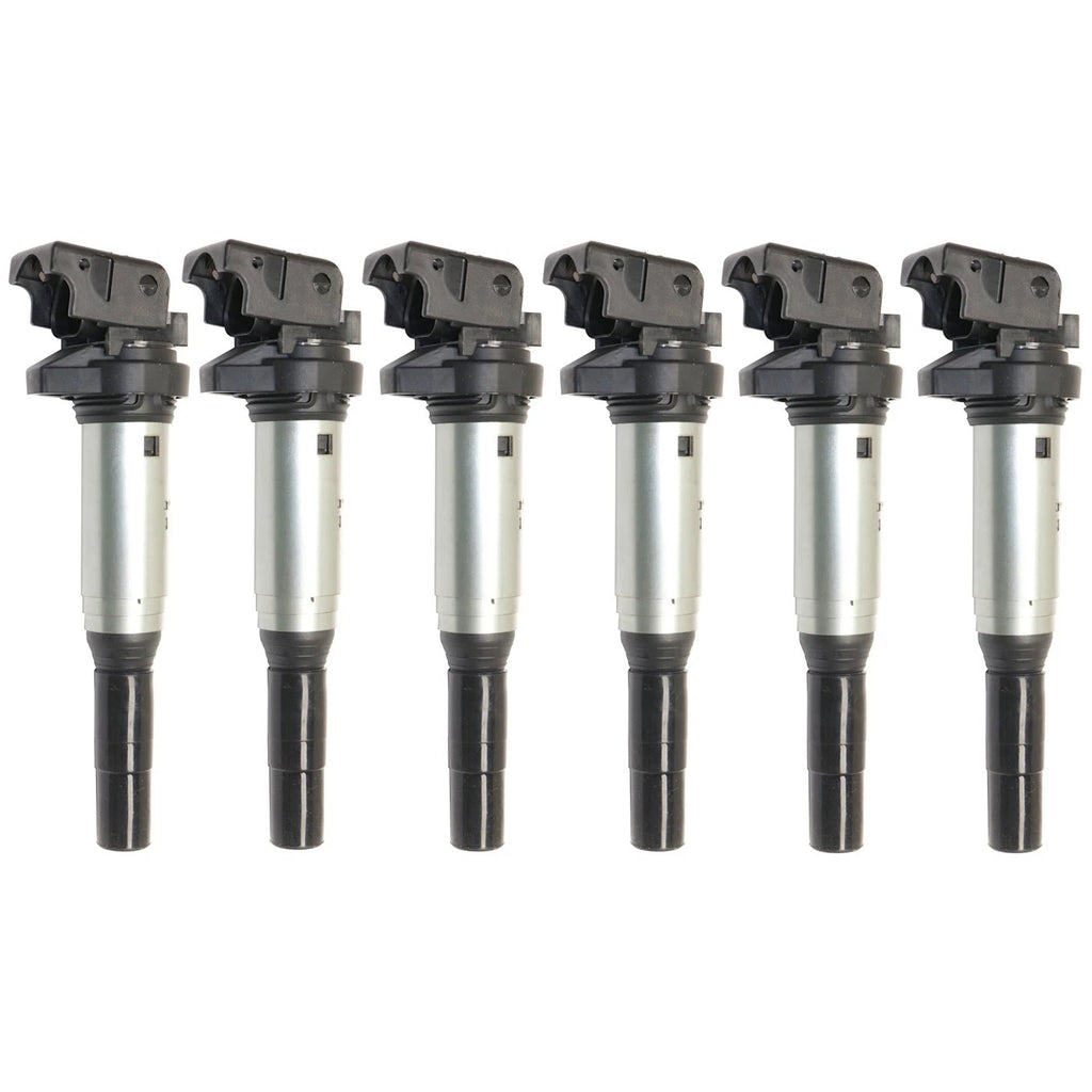Set of 6 Ignition Coils for BMW 3 Series, 5 Series, 6 Series, 7 Series