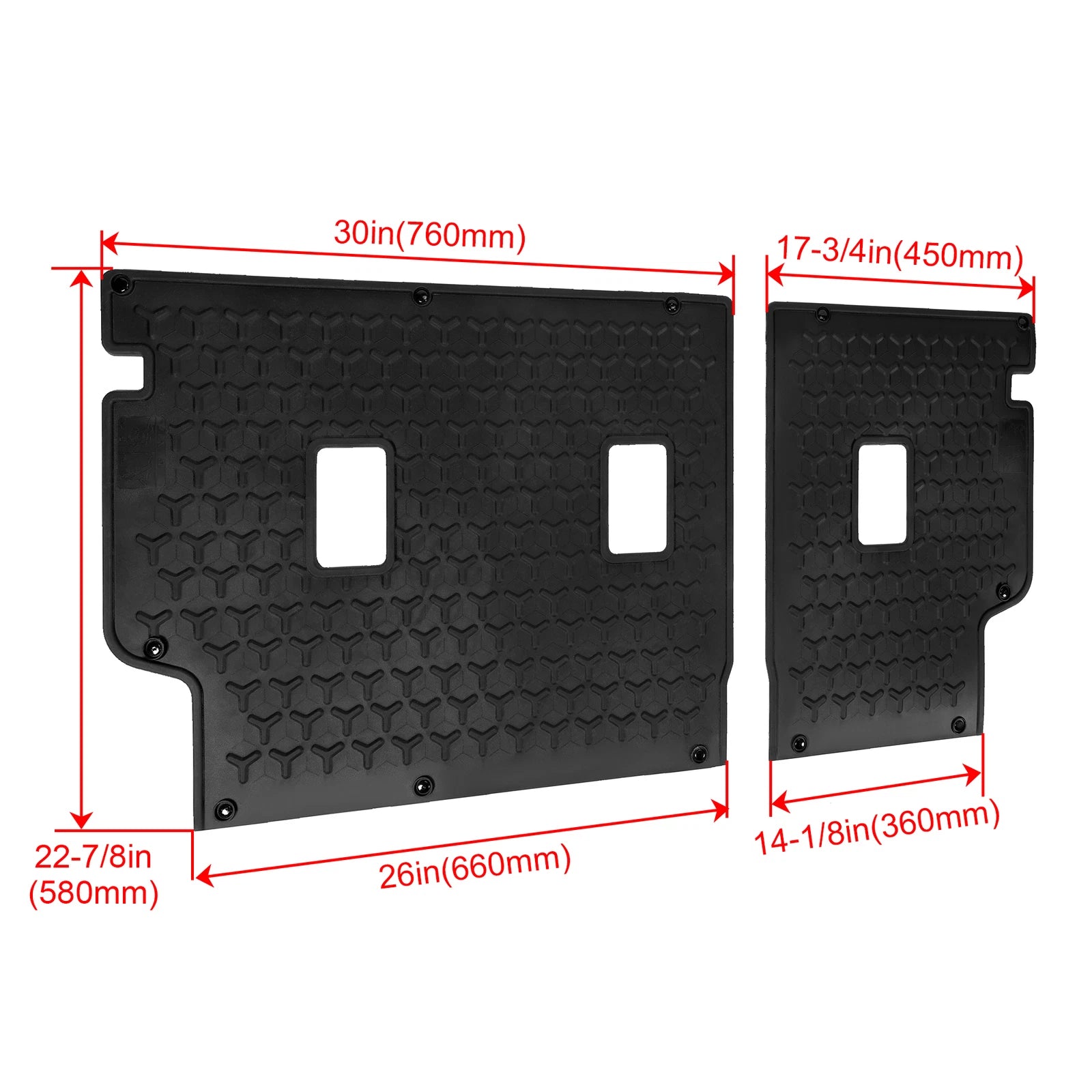 Rear Seat Back Mat for Ford Bronco Sport (2021–2024) M1PZ7860032AA
