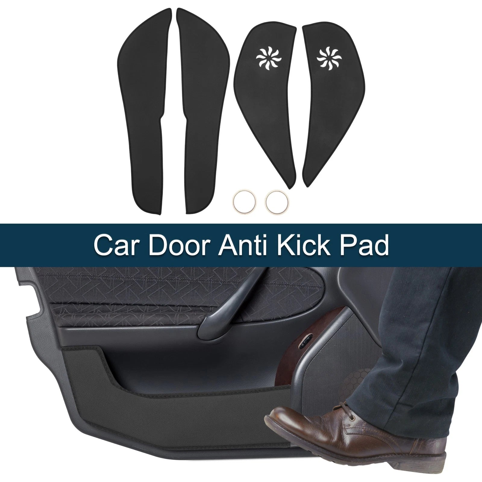 Set of 1 Car Door Anti Kick Pad Sticker Protector for Ford Fiesta (2009–2014)