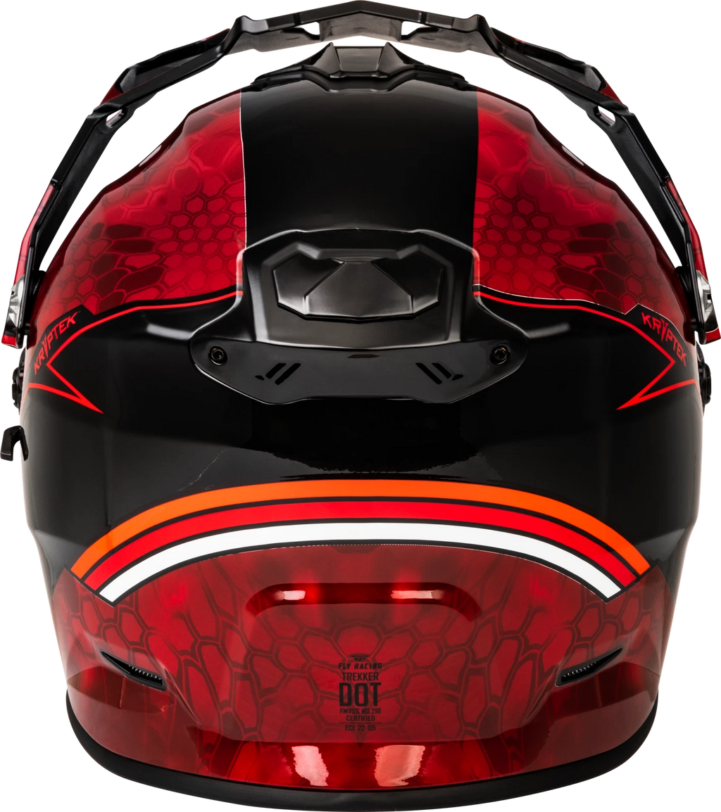 Fly Racing Trekker CW Conceal Helmet for Snowboarding (Small, Red/Black)