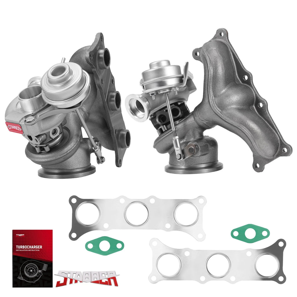 Billet Twin Turbos for BMW 135i 335i 335is N54B30 3.0L (2008–2012)