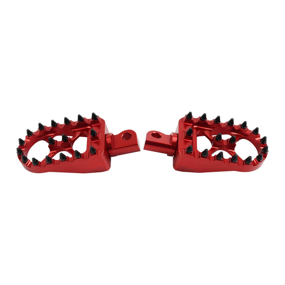 CNC Wide Fat Foot Pegs for Harley Dyna Sportster Fatboy