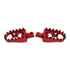 CNC Wide Fat Foot Pegs for Harley Dyna Sportster Fatboy