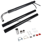 Black Pipe Extension Kit for RV Generator Exhaust Venting System