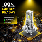 2X H76500K LED Headlight Bulb Kit for