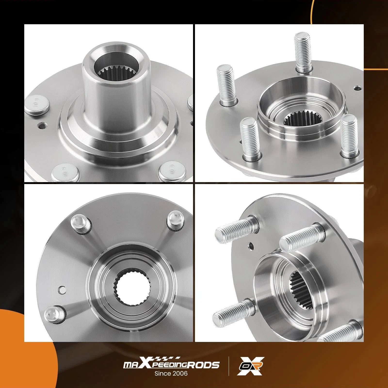 Front LH RH Wheel Bearings & Hubs for Honda Civic (2001–2005)