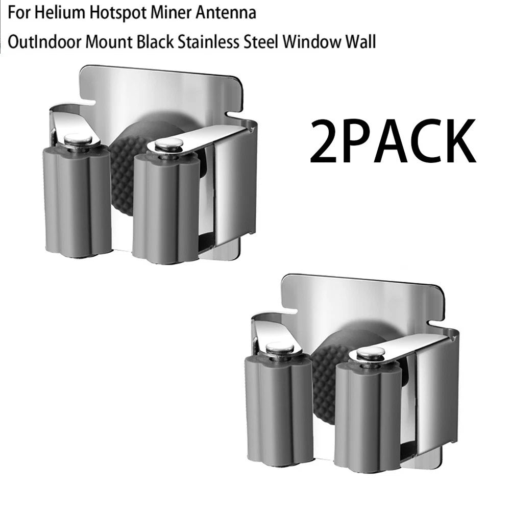 Wall Mount Holder for Helium Hotspot Miner (Stainless Steel)