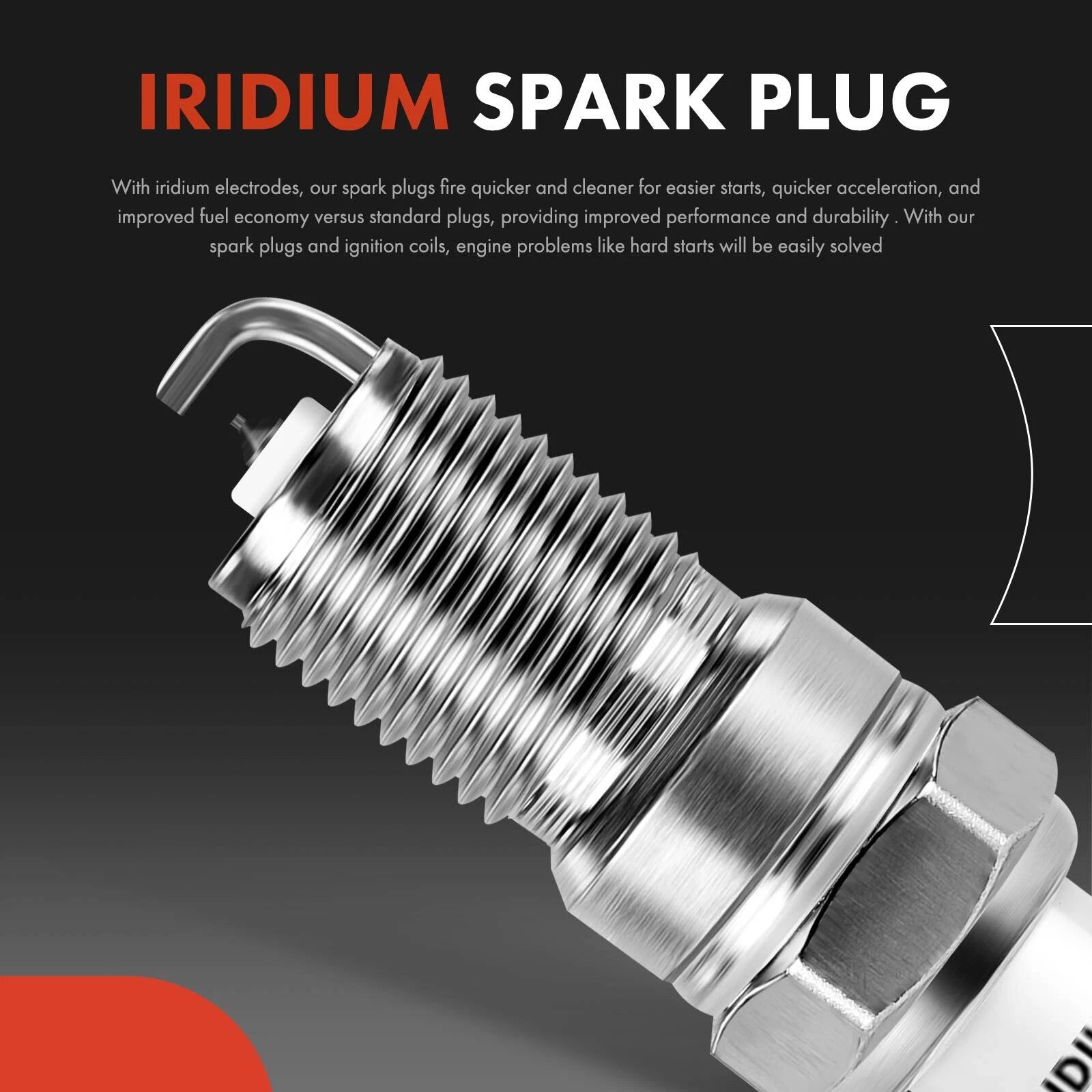 Ignition Coil & Spark Plugs Set for Ford
