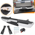 Chrome Complete Rear Step Bumper for Nissan Frontier (1998–2004)
