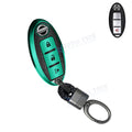 TPU Leather Key Cover Case for Nissan (2010–2024)