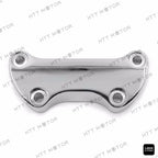 Smooth Handlebar Clamp Riser for Harley XL FX FXR Dyna Softail (1974–2006) Chrome