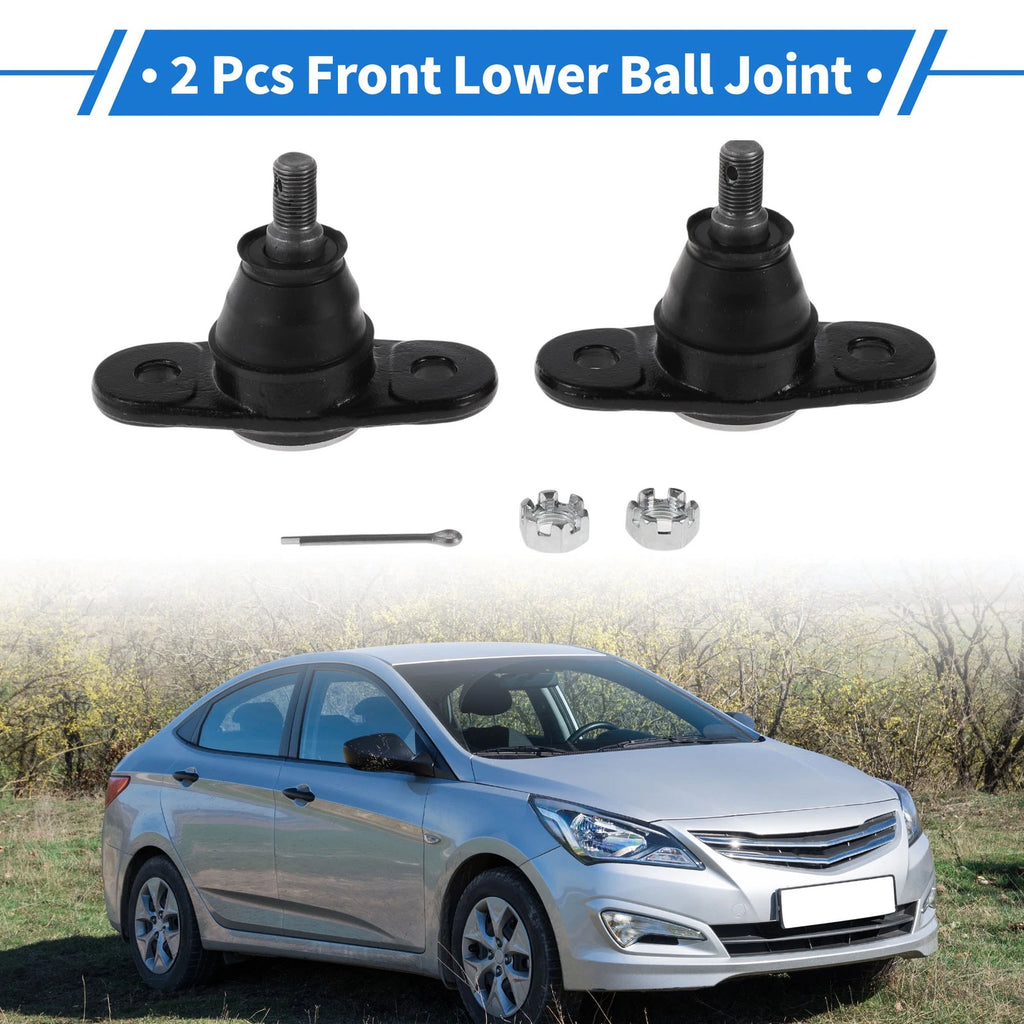 2X Front Lower Ball Joints for Hyundai Accent (2005–2010) No.K500015/517601G000