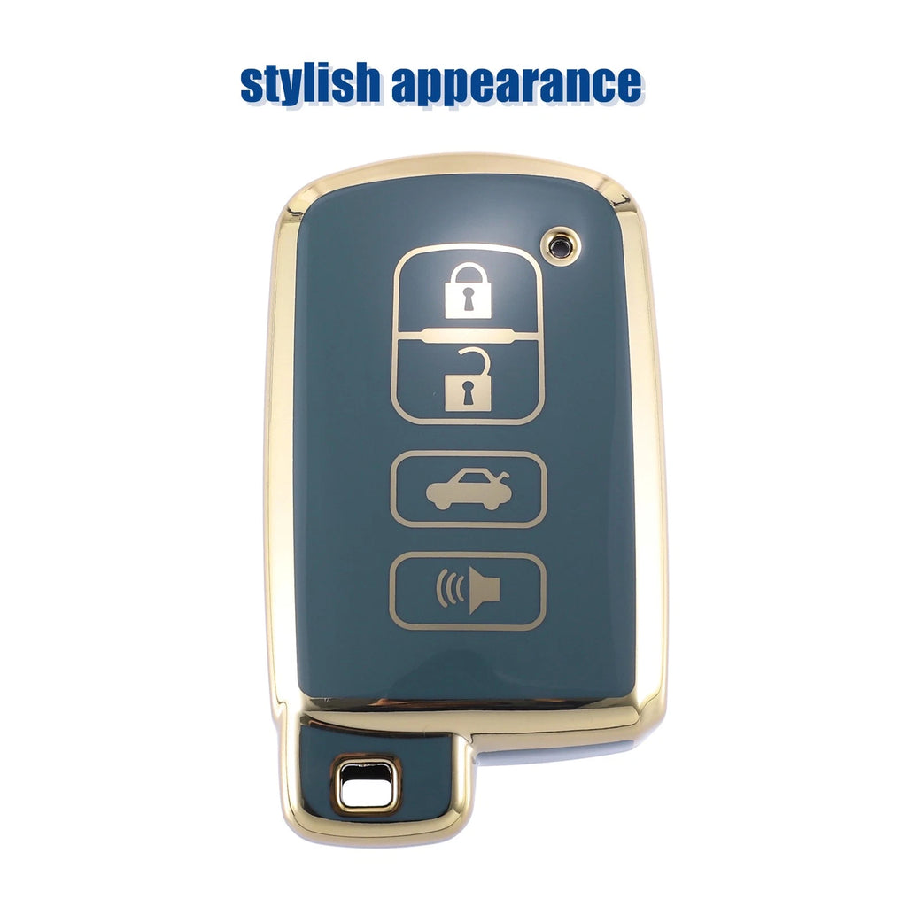 TPU Key Fob Cover for Toyota Avalon, Camry (2013–2020) - Blue