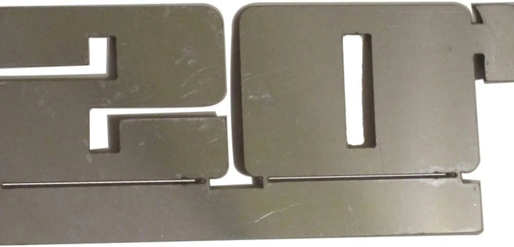 2pc Luxury FX Emblem Decal Set Stainless Steel for Jeep (2007–2018)