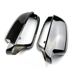 Replacement Mirror Cover Caps for Audi A5/S5 8T (2011–2016) Gloss Black w/ Lane Assist