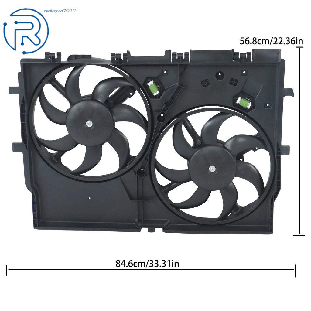 Radiator Cooling Fan Assembly for Ram ProMaster 1500 2500 3500 (2014–2021)