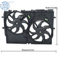 Radiator Cooling Fan Assembly for Ram ProMaster 1500 2500 3500 (2014–2021)