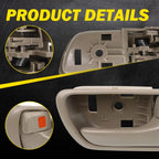 Pair Interior Door Handles for Toyota Camry (2002–2006) Beige