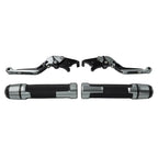 Titan Extendable Brake Clutch Levers Grips Set for BMW F650GS (2002-2007)