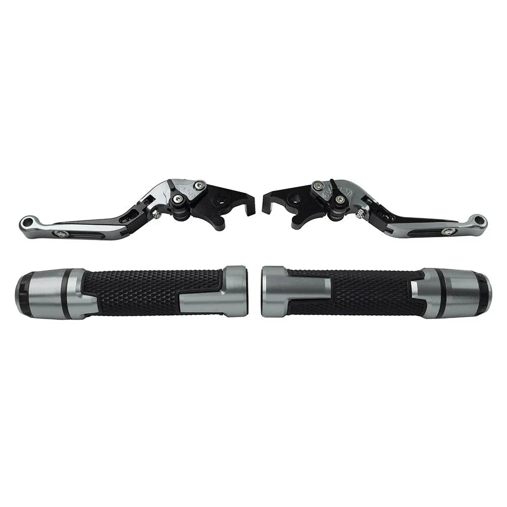 Titan Extendable Brake Clutch Levers Grips Set for BMW F650GS (2002-2007)