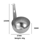 2X Stainless Steel Egg Poacher for Kitchen Tool (SUS304)
