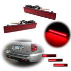 Set of 2 Red LED Tail Brake Signal Fog Lights for Honda Pilot (2006–2008)
