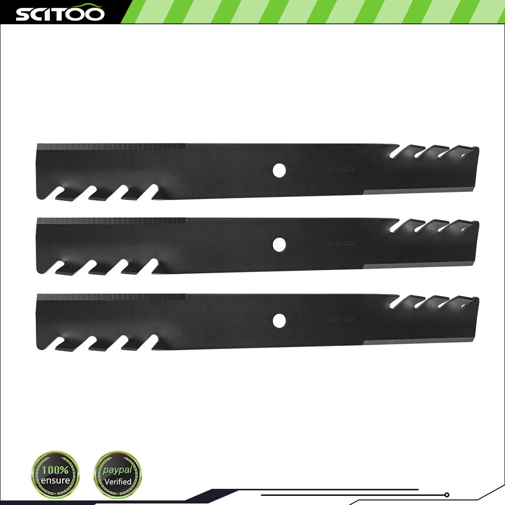 3 Mower Blades for Bobcat 61" (112111-03, 112243-03, 2722453-03)