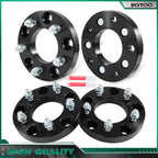 Set of 4 Wheel Adapters 1" 5x5.5 to 5x5 1/2"-20 for Ford E-150 (2003–2006)