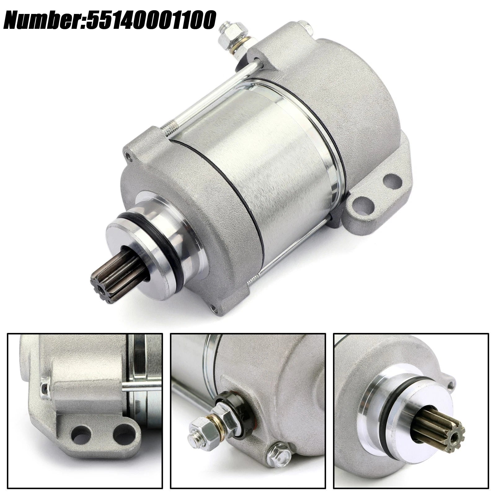 Electric Starter Motor for KTM 200 XC-W 2013–2016, 250 300 EXC XC XC-W
