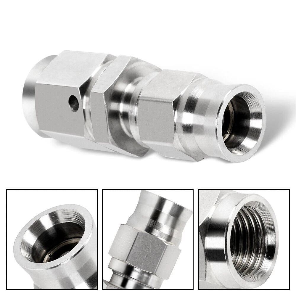 3AN Stainless Steel Brake PTFE Teflon Swivel Hose End Fitting Adapter
