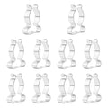 Set of 10 Terry Clips Tool Spring Fasteners 10mm/12mm Manganese Steel