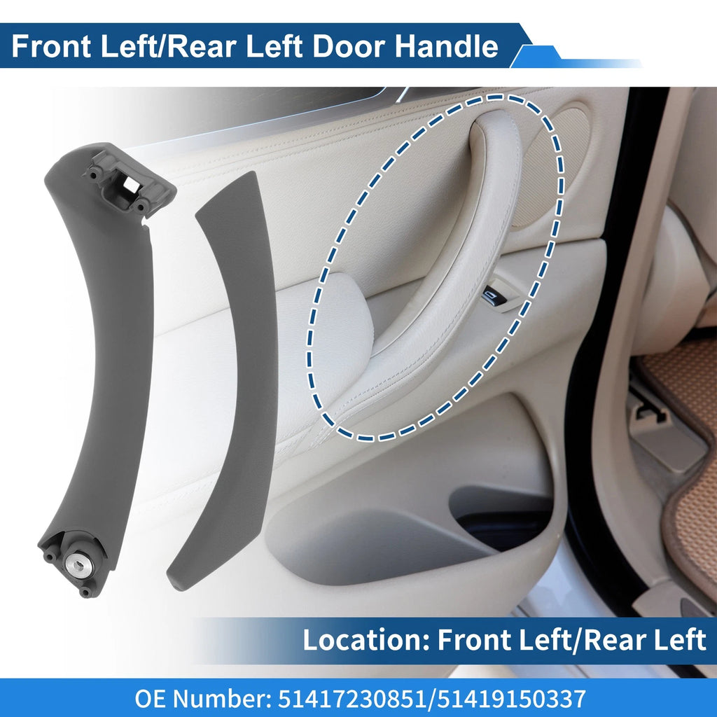 Inner Door Panel Handle for BMW 3 Series E90 E91 (2004–2012) No. 51417230851 Gray
