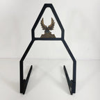 Sissy Bar Backrest for Harley Davidson (Custom Made, Black Wrinkle)