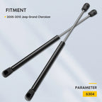 2X Front Hood Lift Supports for Jeep Grand Cherokee (2005–2010)