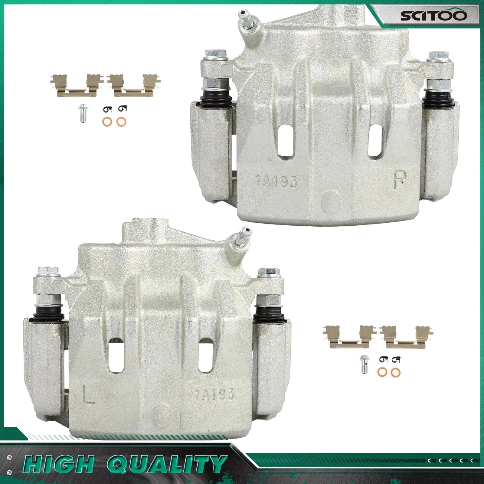 Front Pair Brake Calipers w/ Bracket for Lexus ES300 (2002–2003)