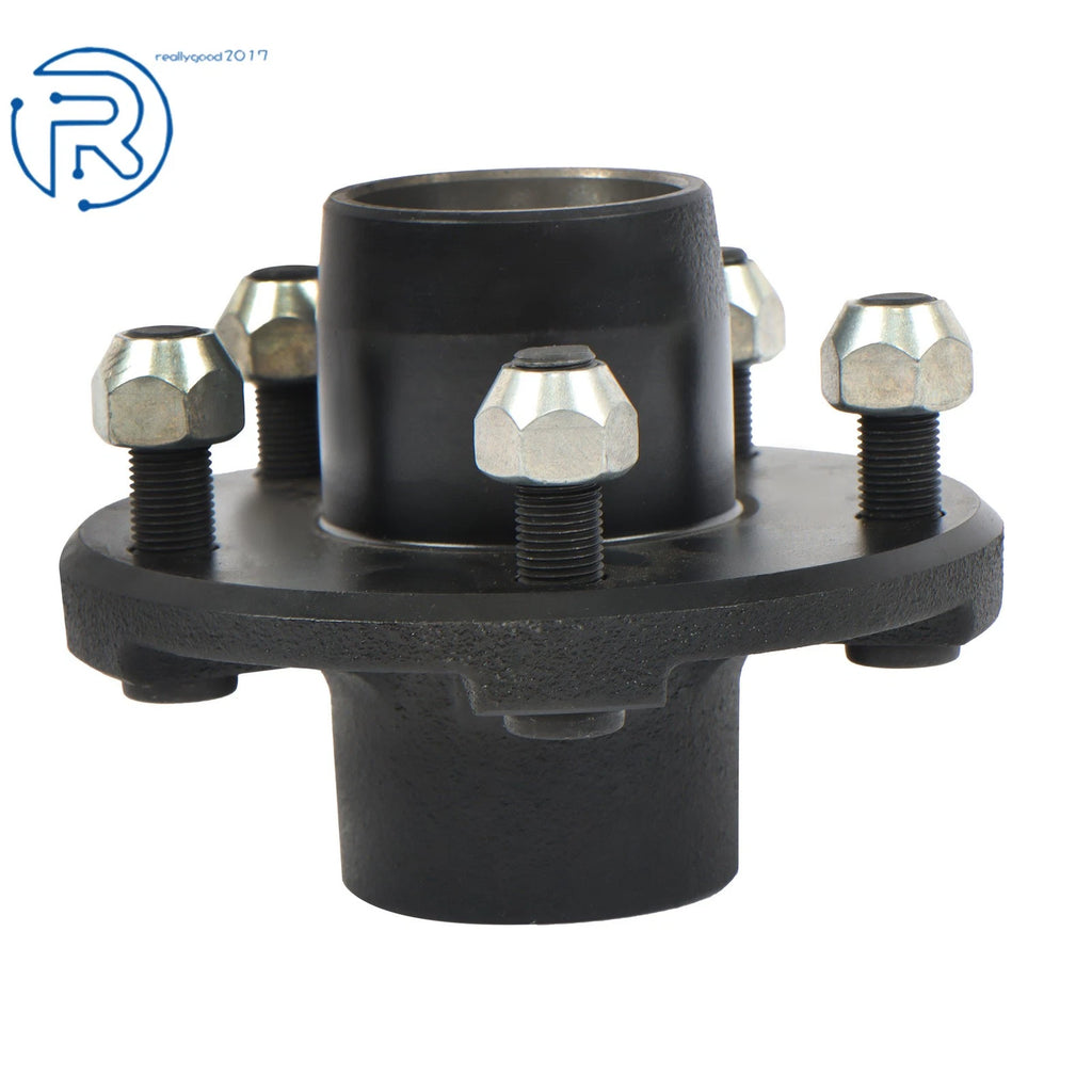 5 Lug Trailer Axles Hub for 2000 lb Spindles (1")