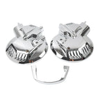Front Brake Rotor Disc Covers for Honda Goldwing GL1500 88-00 Chrome
