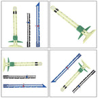 3-Piece Sewing Tool Set with Sliding Gauge for Accurate Measurements