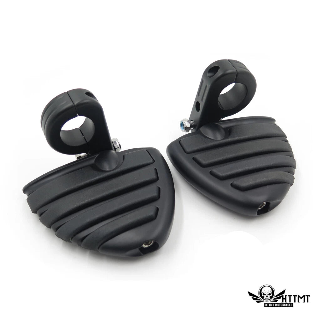 1.25" Wing Foot Peg Mount P Clamps for Suzuki VL125 VL250 VZ1500 C800 C1800RT