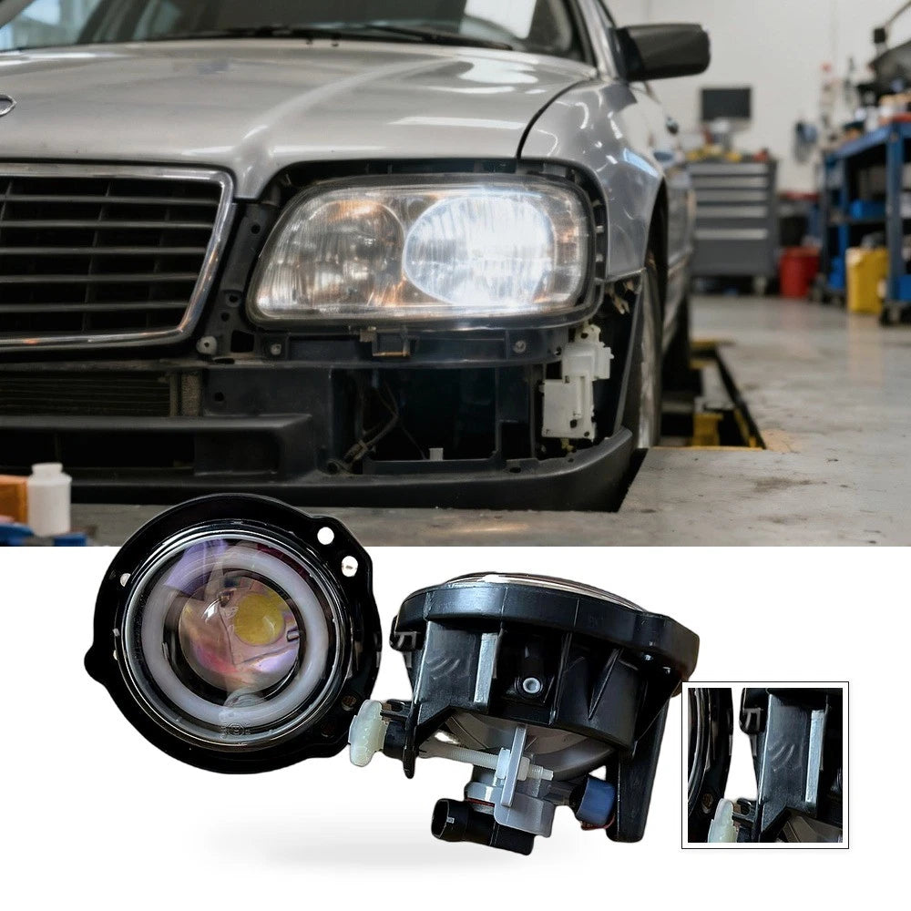 LED Angel Eye Fog Light Lens for Toyota Avanza (2012–2019) Left