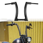 16" Black Rise APE Hanger Handlebar for Harley Touring (2014–2023)