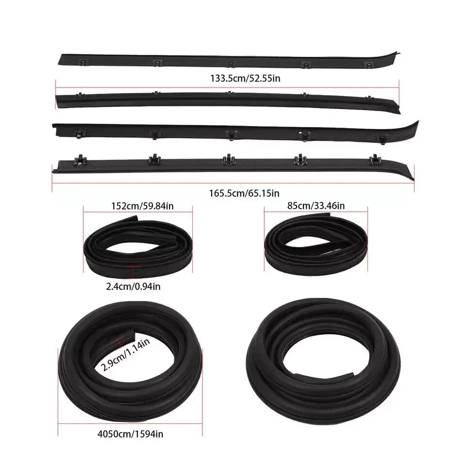 Weatherstrip Kit for Chevy GMC (1981–1991)