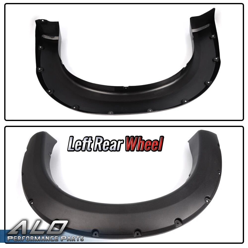 Pocket Rivet Bolt-On Fender Flares for Ford F250 F350 Super Duty (1999–2007)